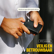zwarte pasjeshouder met rfid